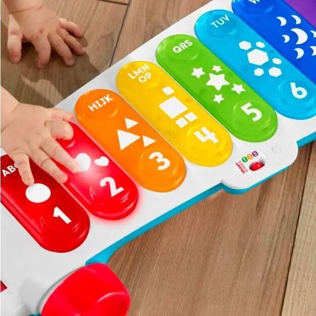 Žaislinis traukiamas ksilofonas Fisher Price kaina ir informacija | Žaislai kūdikiams | pigu.lt