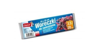 Оскар, Упаковка Морозильных Пакетов 3,5 л - 20 шт. цена и информация | Кухонная утварь | pigu.lt