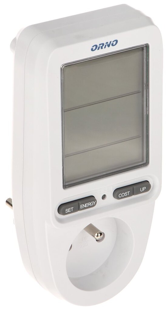 Vatmetras, energijos su LCD ekranu skaičiuoklė OR-WAT-435 Orno kaina ir informacija | Mechaniniai įrankiai | pigu.lt