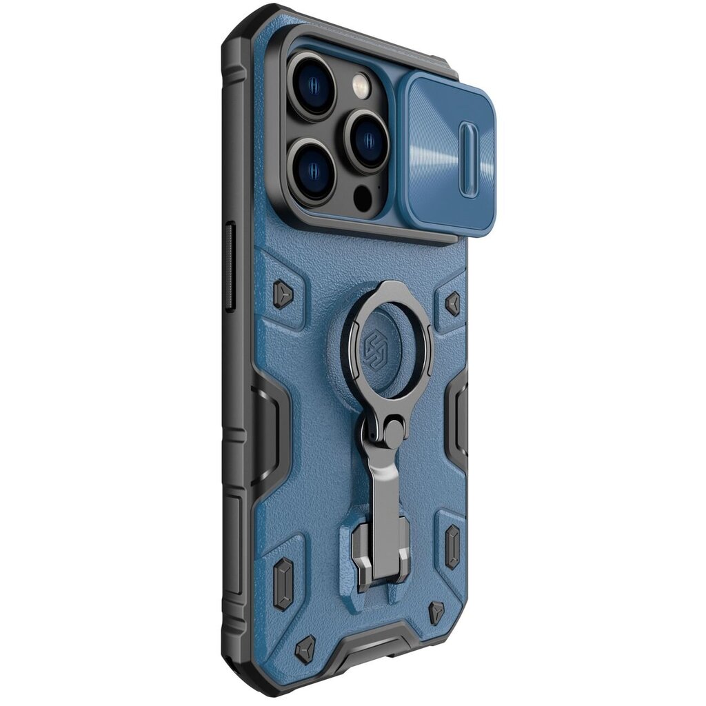 Nillkin CamShield Armor Pro Magnetic iPhone 14 Pro Magnetic MagSafe blue kaina ir informacija | Telefono dėklai | pigu.lt