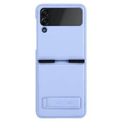 Nillkin Qin Vegan Leather Samsung Galaxy Z Flip 4 purple kaina ir informacija | Telefono dėklai | pigu.lt