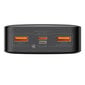 Baseus Bipow 20000mAh 20W Black (Overseas Edition) + USB-A - Micro USB 0.25m Black (PPBD050501) kaina ir informacija | Atsarginiai maitinimo šaltiniai (power bank) | pigu.lt