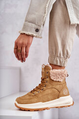 Warm Boots Trappers Lee Cooper LCJ-22-44-1361L Beige цена и информация | Женские сапоги | pigu.lt