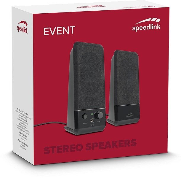 SpeedLink Event SL-8004-BK, juoda цена и информация | Garso kolonėlės | pigu.lt