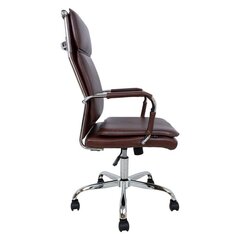 Darbo kėdė Ultra, ruda kaina ir informacija | Biuro kėdės | pigu.lt