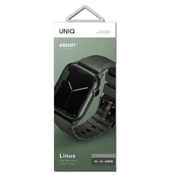 Uniq Linus Series Moss Green kaina ir informacija | Išmaniųjų laikrodžių ir apyrankių priedai | pigu.lt