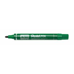 Žymeklis Pentel N50-BE, Žalias, 12 vnt. kaina ir informacija | Kanceliarinės prekės | pigu.lt