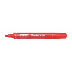 Постоянный маркер Pentel N50-BE Красный 12 штук цена и информация | Канцелярские товары | pigu.lt