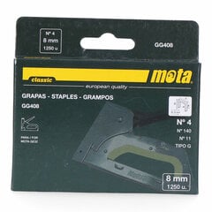 Kabės Mota gg408 1000 Unidades Nº 4 kaina ir informacija | Mechaniniai įrankiai | pigu.lt