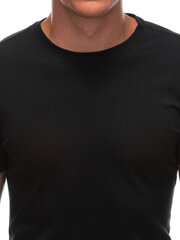 Marškinėliai vyrams Edoti AMD120813, juodi kaina ir informacija | Vyriški marškinėliai | pigu.lt