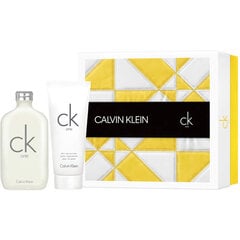 Набор Calvin Klein CK One: EDT для женщин/мужчин 200 мл + лосьон для тела, 200 мл цена и информация | Женские духи | pigu.lt