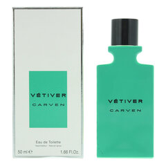 Туалетная вода Carven Vetiver EDT для мужчин, 50 мл цена и информация | Мужские духи | pigu.lt