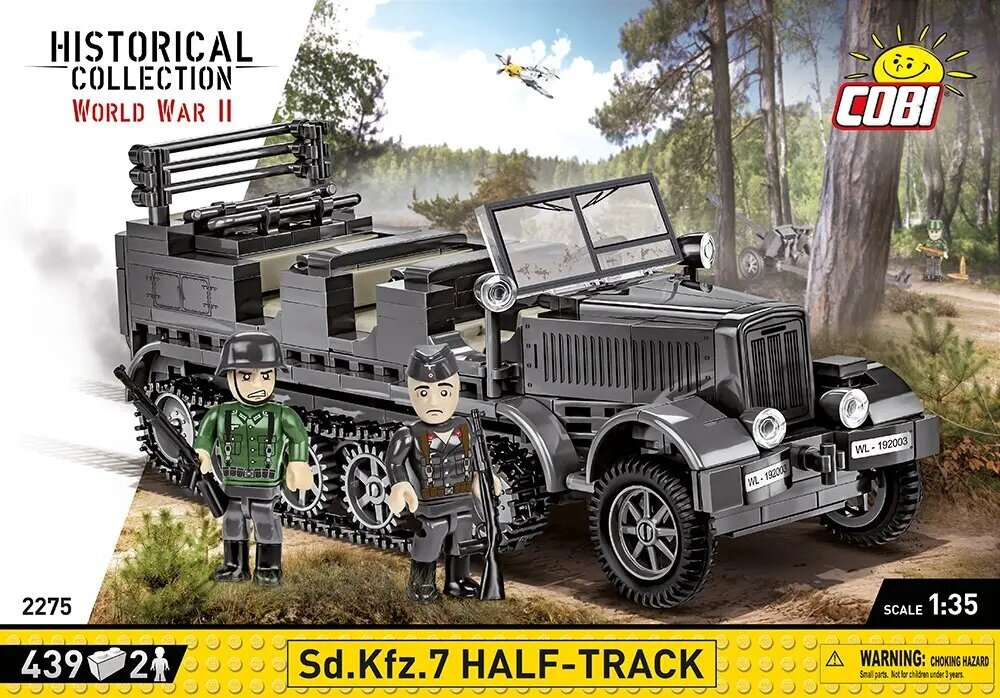 Konstruktorius Cobi Sd.Kfz. 7 kaina ir informacija | Konstruktoriai ir kaladėlės | pigu.lt