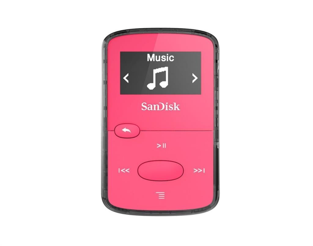 MP3 SanDisk Clip Jam 8GB, Rožinė цена и информация | MP3 grotuvai | pigu.lt