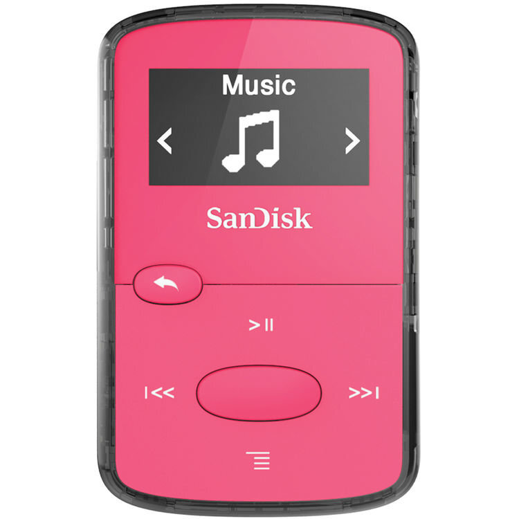 MP3 SanDisk Clip Jam 8GB, Rožinė цена и информация | MP3 grotuvai | pigu.lt