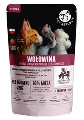 Pet Republic Sterile su jautiena, 100 g цена и информация | Консервы для кошек | pigu.lt