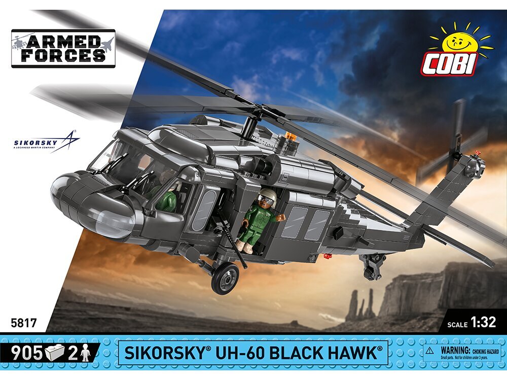 Konstruktorius Cobi Sikorsky UH-60 Black Hawk, 1/32, 5817 kaina ir informacija | Konstruktoriai ir kaladėlės | pigu.lt