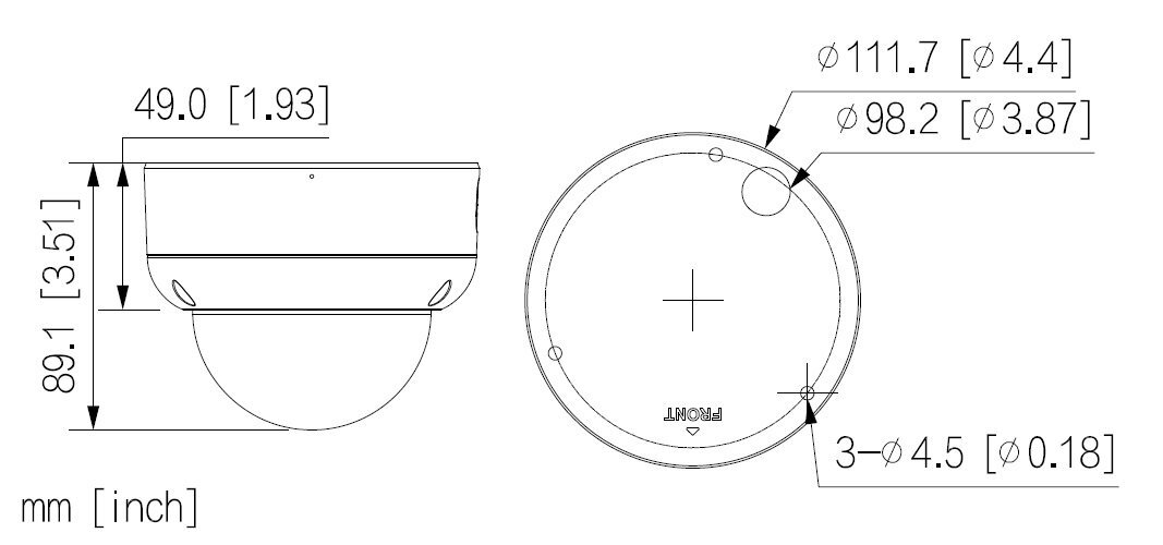 IP kamera IPC-HDBW3541E-AS-0280B-S2 цена и информация | Stebėjimo kameros | pigu.lt