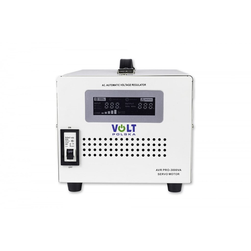 Įtampos stabilizatorius AVR Pro 3000VA цена и информация | Įtampos keitikliai | pigu.lt