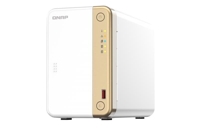 Qnap TS-262-4G kaina ir informacija | Išoriniai kietieji diskai (SSD, HDD) | pigu.lt