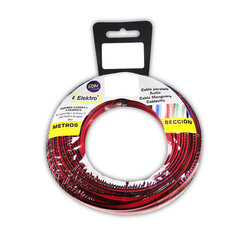Аудио кабель EDM 2 x 1,5 mm 10 m Красный/Черный цена и информация | Кабели и провода | pigu.lt