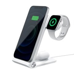 Nillkin PowerTrio 3in1 Wireless Charger for Apple Watch White (MFI) цена и информация | Зарядные устройства для телефонов | pigu.lt