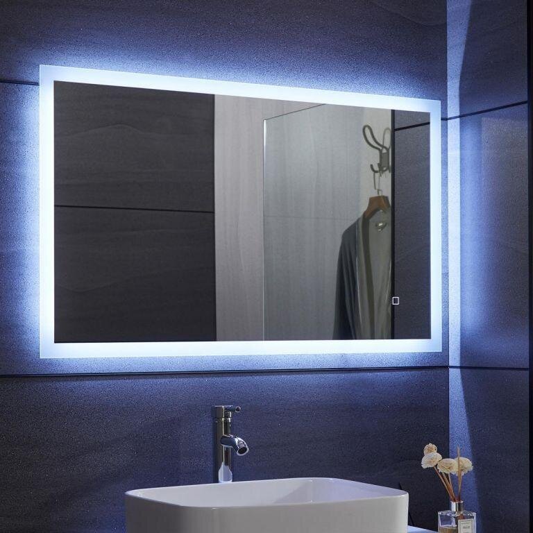 Vonios veidrodis, skaidrus kaina ir informacija | Vonios veidrodžiai | pigu.lt