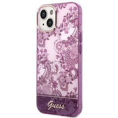 Guess GUHMP13XSPLP iPhone 13 Pro Max 6,7" różowy|pink hard case Silicone Logo Plate MagSafe цена и информация | Чехлы для телефонов | pigu.lt