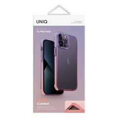 UNIQ etui Combat Duo iPhone 14 Pro Max 6,7" liliowo-różowy|lilac lavender-pink цена и информация | Чехлы для телефонов | pigu.lt