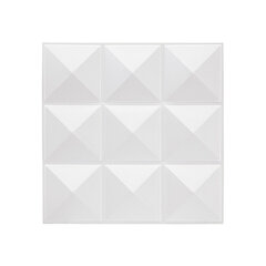 Hаклейки Atmosphera Декоративный С облегчением плитка Белый 6 штук (30 x 30 x 1,4 cm) цена и информация | Аппликации, декорации, наклейки | pigu.lt