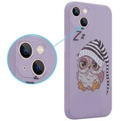 Owl Sleepy skirtas Samsung Galaxy S21 FE, rožinis цена и информация | Чехлы для телефонов | pigu.lt