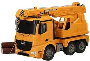 Radijo bangomis valdomas sunkvežiminis - kranas "Mercedes-Benz ATA, oranžinis kaina ir informacija | Žaislai berniukams | pigu.lt
