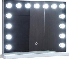 Makiažo veidrodis Aquamarin, skaidrus kaina ir informacija | Vonios veidrodžiai | pigu.lt