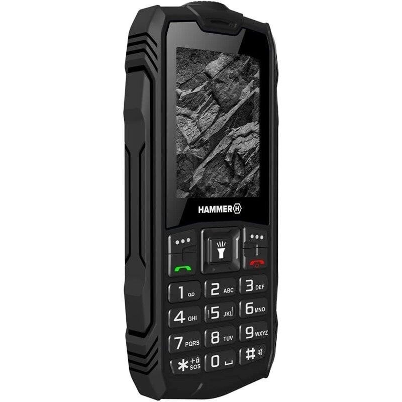 myPhone Hammer Rock Dual SIM,Black kaina ir informacija | Mobilieji telefonai | pigu.lt