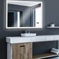 Vonios veidrodis 120x60 cm, baltas kaina ir informacija | Vonios veidrodžiai | pigu.lt