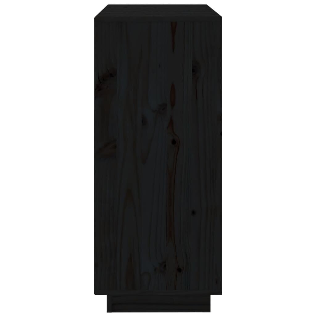 Spintelė 70x34x80cm, juoda kaina ir informacija | Svetainės spintelės | pigu.lt