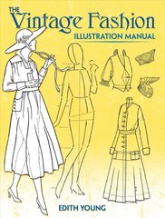 Vintage Fashion Illustration Manual цена и информация | Книги об искусстве | pigu.lt