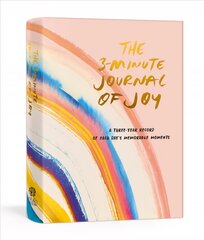 3-Minute Journal of Joy: A Three-Year Record of Each Day's Memorable Moments kaina ir informacija | Knygos apie sveiką gyvenseną ir mitybą | pigu.lt