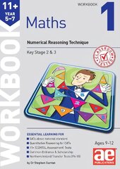 11plus Maths Year 5-7 Workbook 1: Numerical Reasoning Technique kaina ir informacija | Knygos paaugliams ir jaunimui | pigu.lt