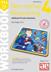 11plus Non-verbal Reasoning Year 5-7 Workbook 4: Additional Practice Questions цена и информация | Книги для подростков  | pigu.lt