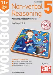 11plus Non-verbal Reasoning Year 5-7 Workbook 5: Additional Practice Questions kaina ir informacija | Knygos paaugliams ir jaunimui | pigu.lt