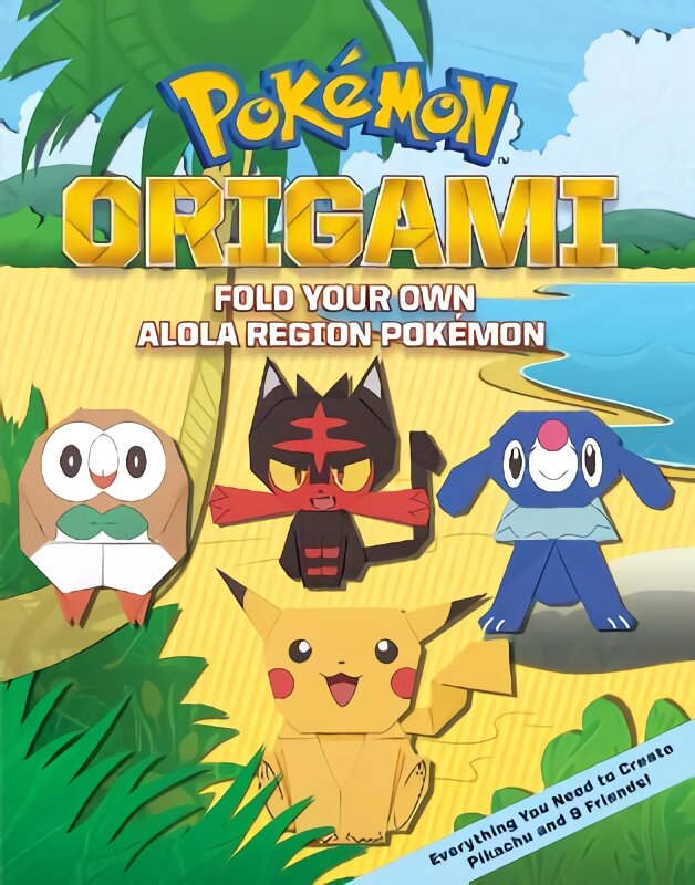 Fold Your Own Alola Region Pokemon kaina ir informacija | Knygos paaugliams ir jaunimui | pigu.lt