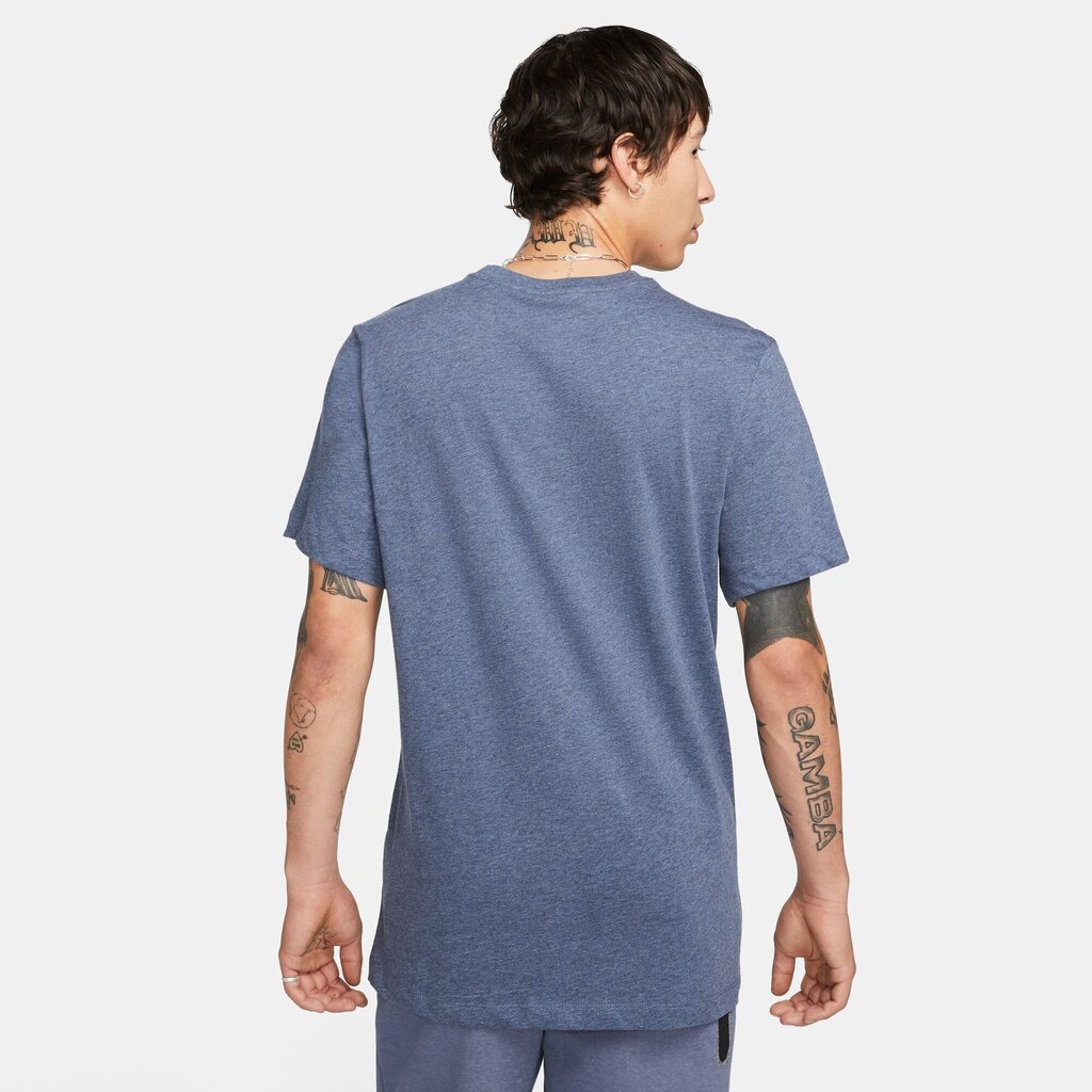 Nike marškinėliai vyrams NSW CLUB TEE SUST, mėlyni kaina ir informacija | Vyriški marškinėliai | pigu.lt