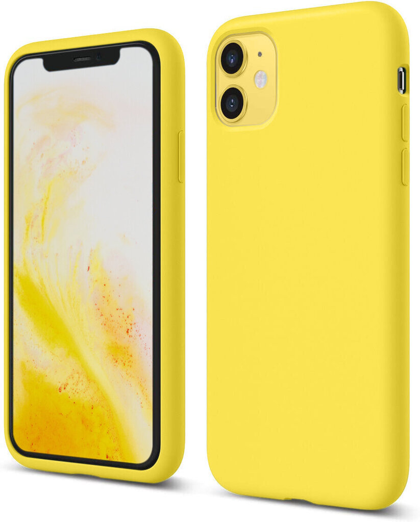 Dėklas telefonui Silikoninis dėklas skirtas Apple iPhone 11 geltona Blazing  Yellow, Apple iPhone 11, Geltona kaina | pigu.lt