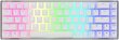 Dark Project KD68B Transparent White, Pudding, Teal Switch, US kaina ir informacija | Klaviatūros | pigu.lt
