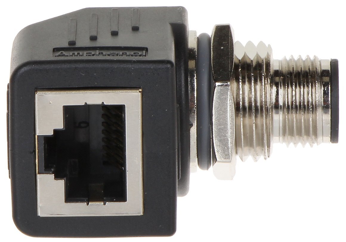 Kampinis adapteris M12D-W/RJ45-G kaina ir informacija | Išmaniųjų (Smart TV) ir televizorių priedai | pigu.lt