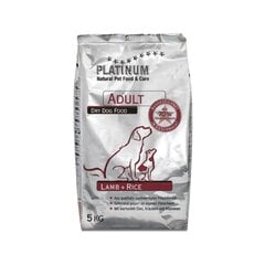 Сухой корм Platinum Natural для взрослых собак/с ягненком и рисом/1,5 кг цена и информация | Сухой корм для собак | pigu.lt