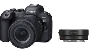 Canon EOS R6 Mark II + RF 24-105mm F4-7.1 IS STM + Mount Adapter EF-EOS R kaina ir informacija | Skaitmeniniai fotoaparatai | pigu.lt