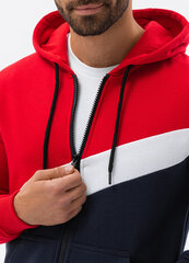 Vyriškas džemperis su gobtuvu Ombre B1419 kaina ir informacija | Džemperiai vyrams | pigu.lt