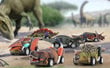 Žaislinės mašinos Dinosaur Truck Set, 6 vnt kaina ir informacija | Žaislai berniukams | pigu.lt